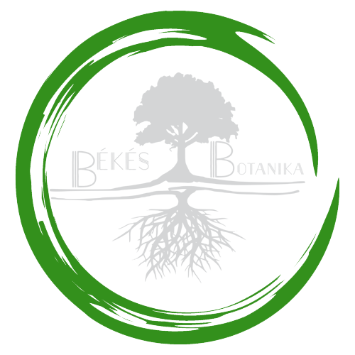 Békés Botanika fehér logo