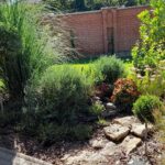 Díszkert építés után