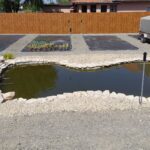 kerti tó építés utána