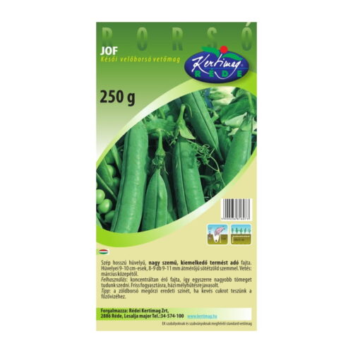 Velőborsó vetőmag 'Jof' 250 g- Rédei Kertimag