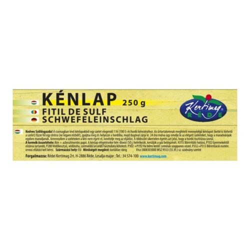 Kénlap 250 g - Rédei Kertimag