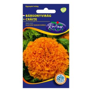 Bársonyvirág nagyvirágú, alacsony narancssárga 1 g - Rédei Kertimag