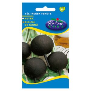 Téli retek vetőmag 'kerek fekete' 3 g - Rédei Kertimag