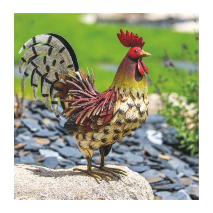Stilizált dekoratív kakas figura - NORTENE