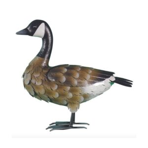 Stilizált dekoratív liba figura, 16 x 38 x 36 cm, barna - NORTENE